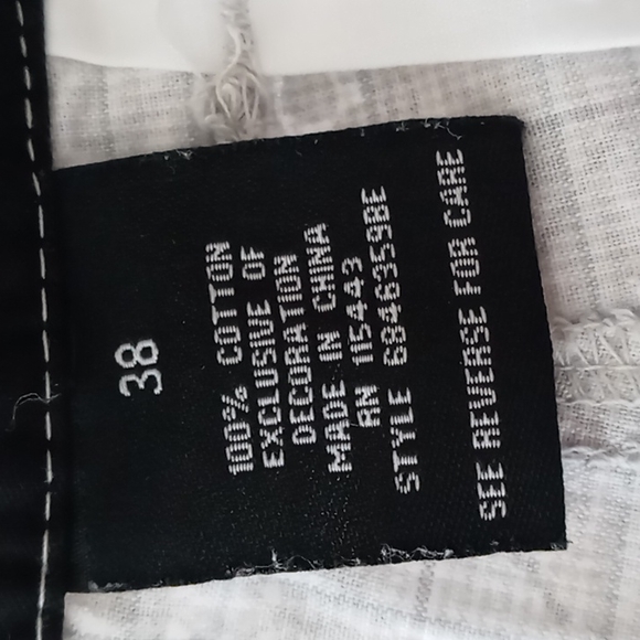 Blue Sol Men's Beige w Tan Skulls Diamond Print sz 38 - Picture 13 of 15